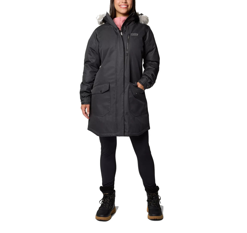 Columbia Women's Suttle Mountain Long Insulated Jacket Black