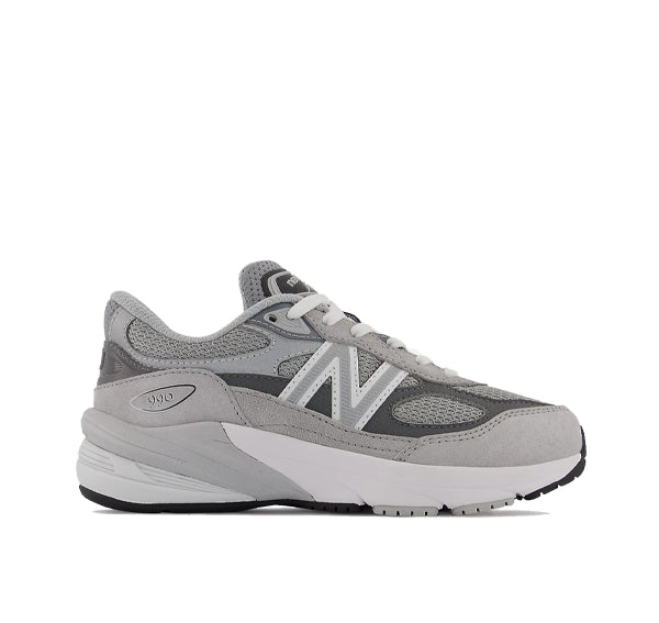 New Balance Little Kid's 990v6 Grey with Silver PC990GL6 - Special Price