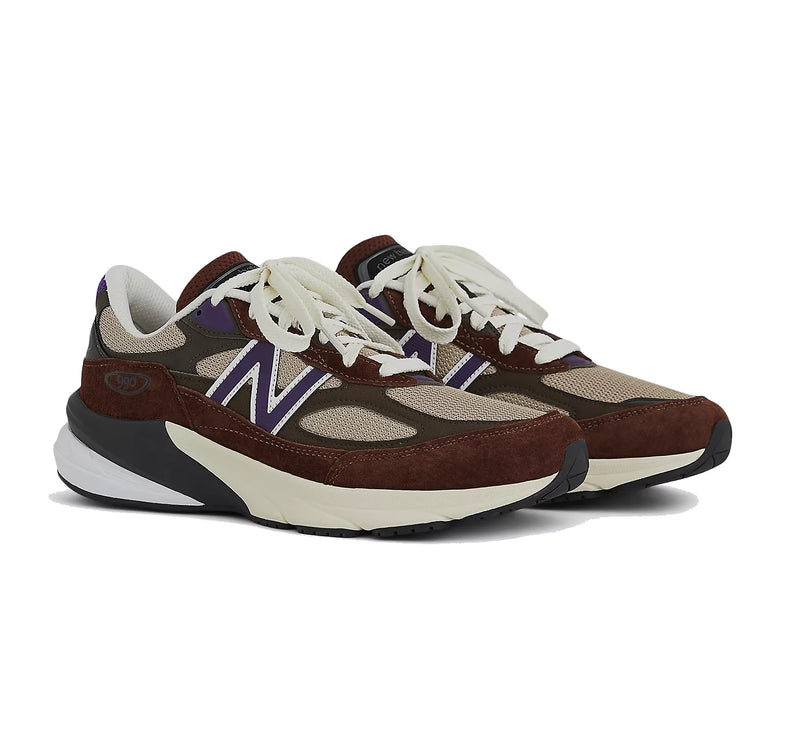 New Balance Unisex Made in USA 990v6 Rich Oak with Cosmic Grape U990OP6