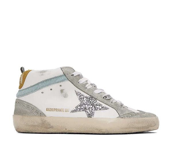 Golden Goose Women's Mid Star Sneakers White