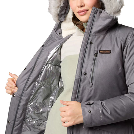 Columbia Women's Suttle Mountain Long Insulated Jacket City Grey