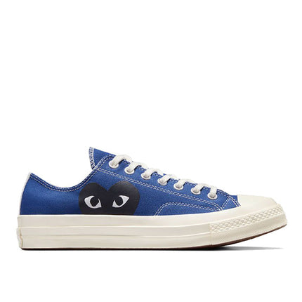 Converse x Comme des Garçons PLAY Chuck 70 Low Top Blue/Black/Egret - Special Price