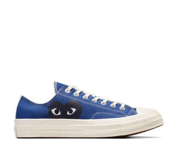 Converse x Comme des Garçons PLAY Chuck 70 Low Top Blue/Black/Egret - Special Price