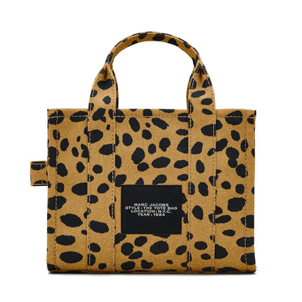 Marc Jacobs Women's The Cheetah Canvas Small Tote Bag Animal Print