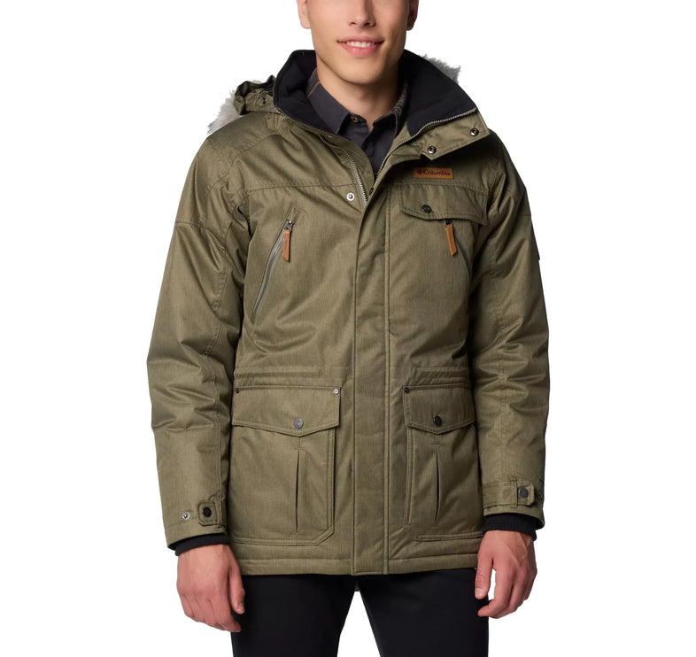 Columbia Men's Barlow Pass TurboDown II Jacket Stone Green