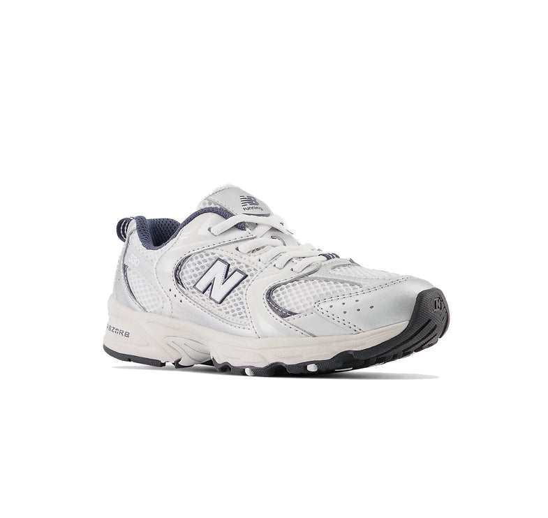 New Balance Little Kid's 530 Summer Fog with Nimbus Cloud and Navy PZ530KA