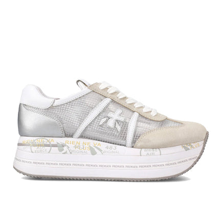 Premiata Women's Beth Sneakers Silver 6792