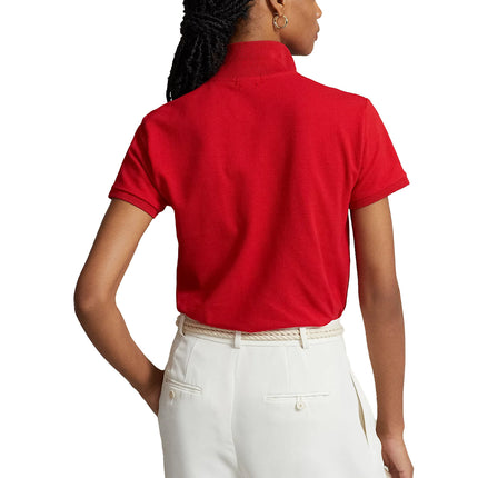 Polo Ralph Lauren Women's Classic Fit Mesh Polo Shirt Red