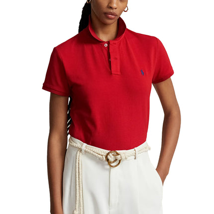 Polo Ralph Lauren Women's Classic Fit Mesh Polo Shirt Red