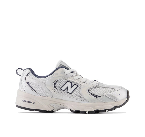 New Balance Little Kid's 530 Summer Fog with Nimbus Cloud and Navy PZ530KA