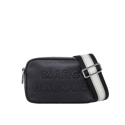 Marc Jacobs Women's Flash Leather Crossbody Bag Silver Black