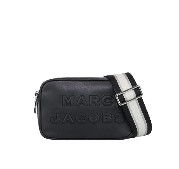 Marc Jacobs Women's Flash Leather Crossbody Bag Silver Black