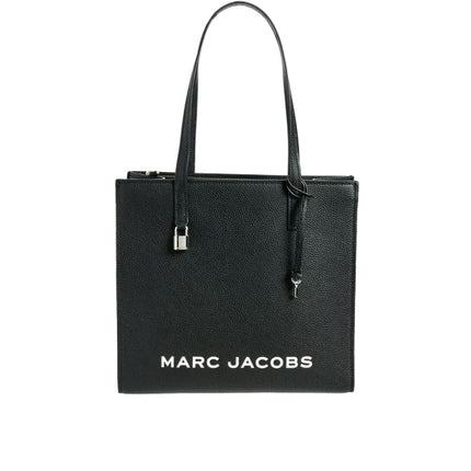 Marc Jacobs Women's Grind Branded Leather Tote Bag Black