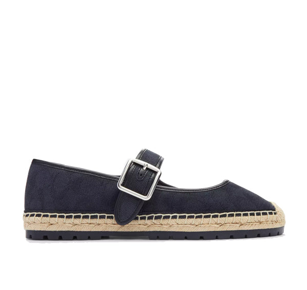 Coach Women's Courtney Espadrille In Signature Canvas Black