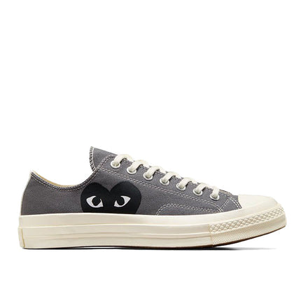 Converse x Comme des Garçons PLAY Chuck 70 Low Top Grey/Black/Egret - Special Price