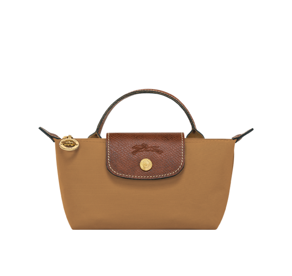 Longchamp Women's Le Pliage Original Pouch With Handle Fawn
