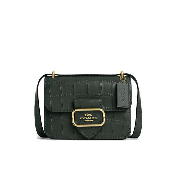 Coach Women's Morgan Square Crossbody Gold/Amazon Green