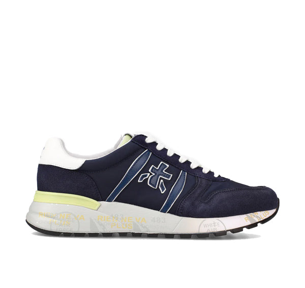 Premiata Men's Lander Sneakers Navy 6634