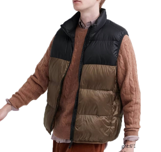 Uniqlo Men's Ultra Light Down Vest 37 Brown