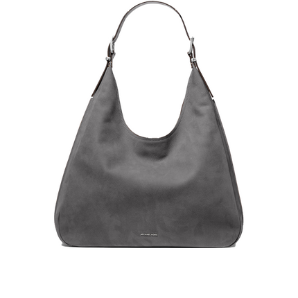 Michael Kors Women's Nolita Large Nubuck Hobo Shoulder Bag Slate