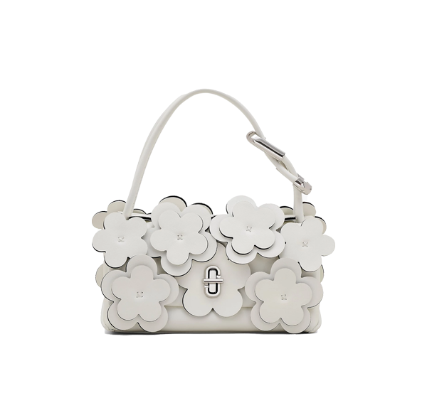 Marc Jacobs Women's The Daisy Applique Mini Dual Bag White