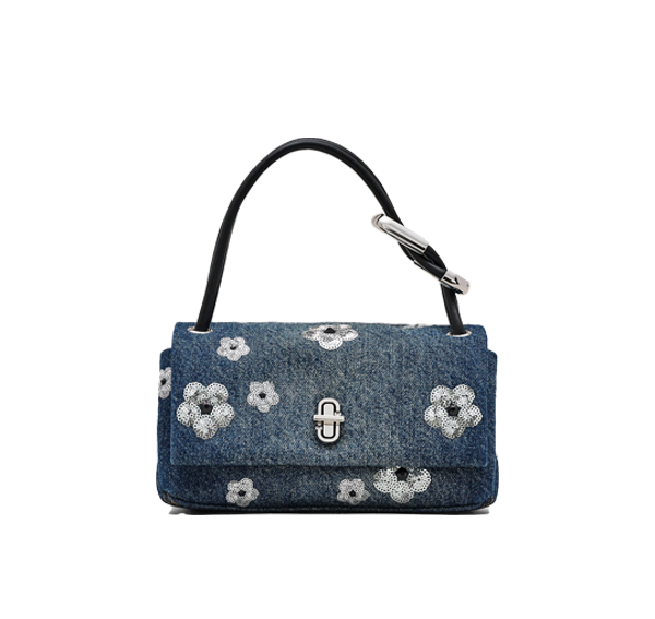 Marc Jacobs Women's The Sequin Daisy Denim Mini Dual Bag Denim