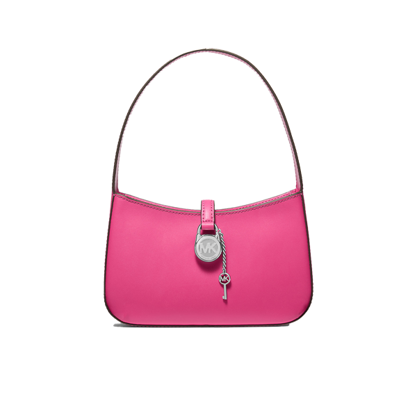 Michael Kors Women's Lyra Small Leather Pochette Dragonfruit