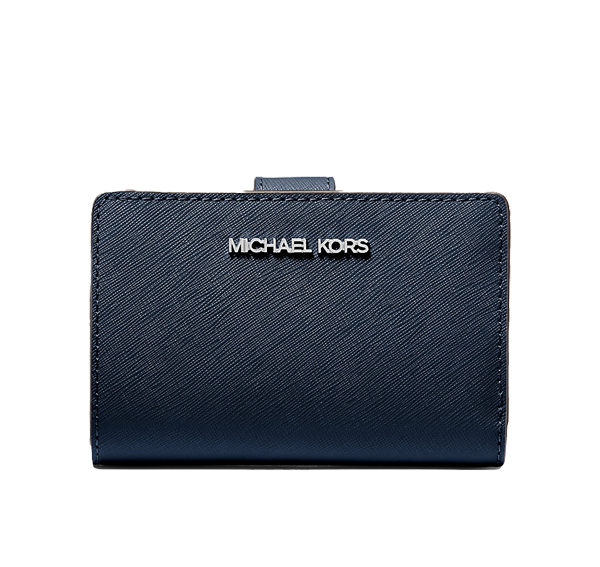 Michael Kors Women's Medium Saffiano Leather Wallet Navy