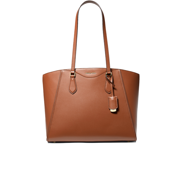 Michael Kors Women's Taryn Large Leather Tote Bag Luggage