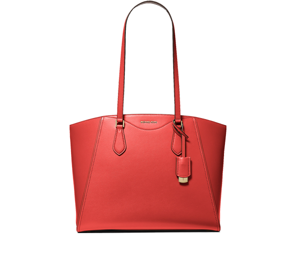 Michael Kors Women's Taryn Large Leather Tote Bag Burnt Sienna