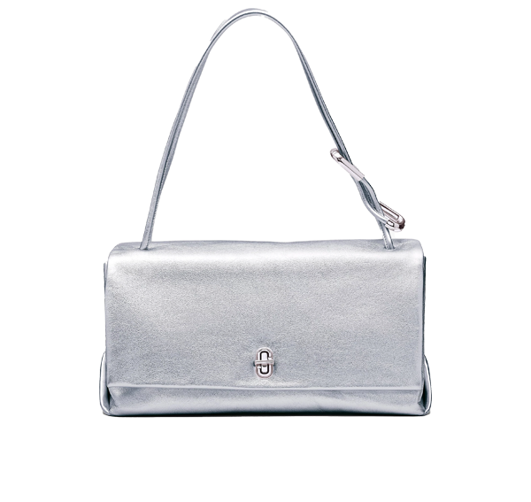 Marc Jacobs Women's The Metallic Large Dual Bag Silver