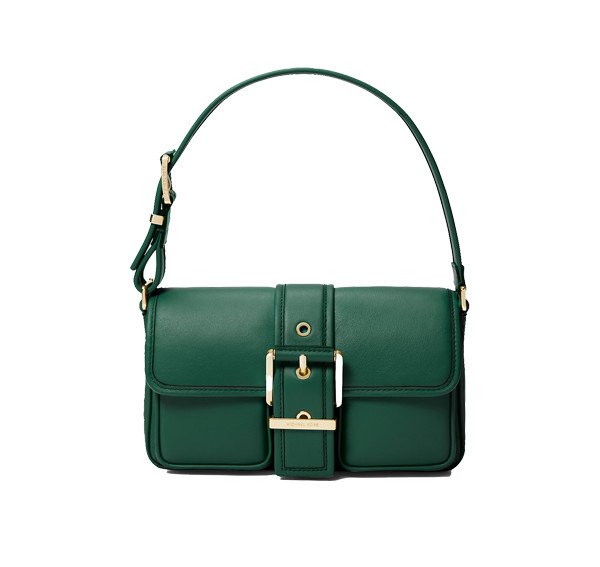 Michael Kors Women's Colby Medium Leather Shoulder Bag Bosco