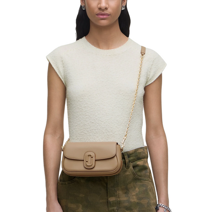 Marc Jacobs Women's The Clover Shoulder Bag Camel