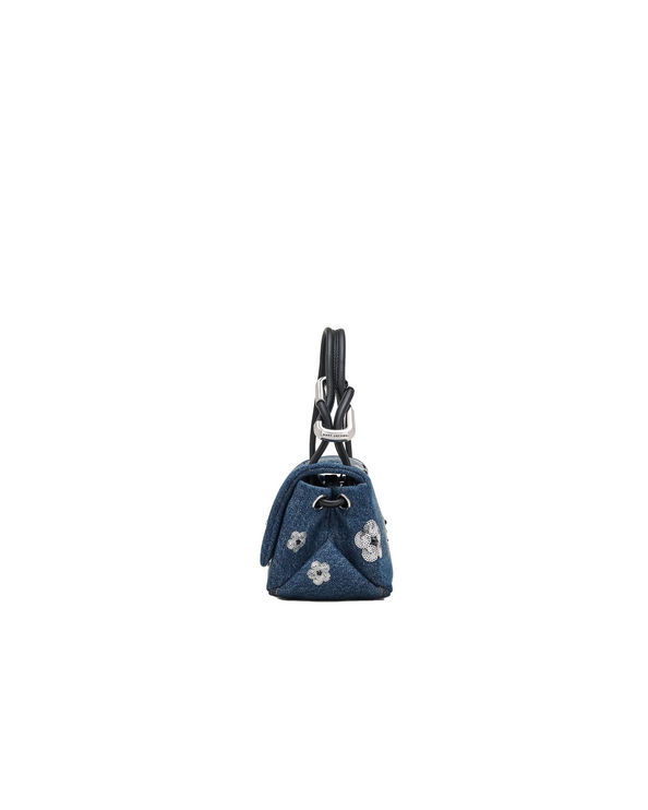 Marc Jacobs Women's The Sequin Daisy Denim Mini Dual Bag Denim