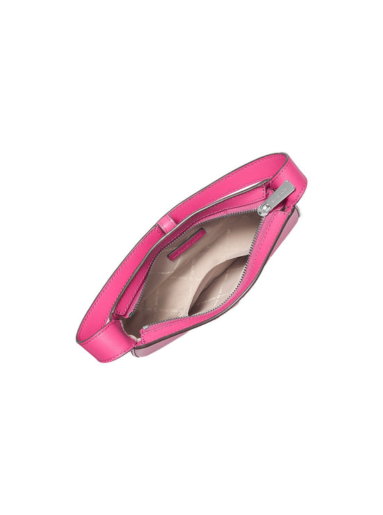 Michael Kors Women's Lyra Small Leather Pochette Dragonfruit