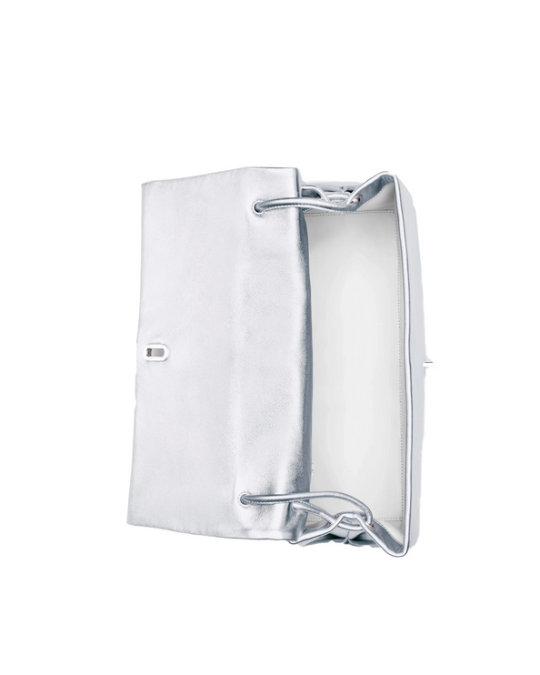 Marc Jacobs Women's The Metallic Large Dual Bag Silver