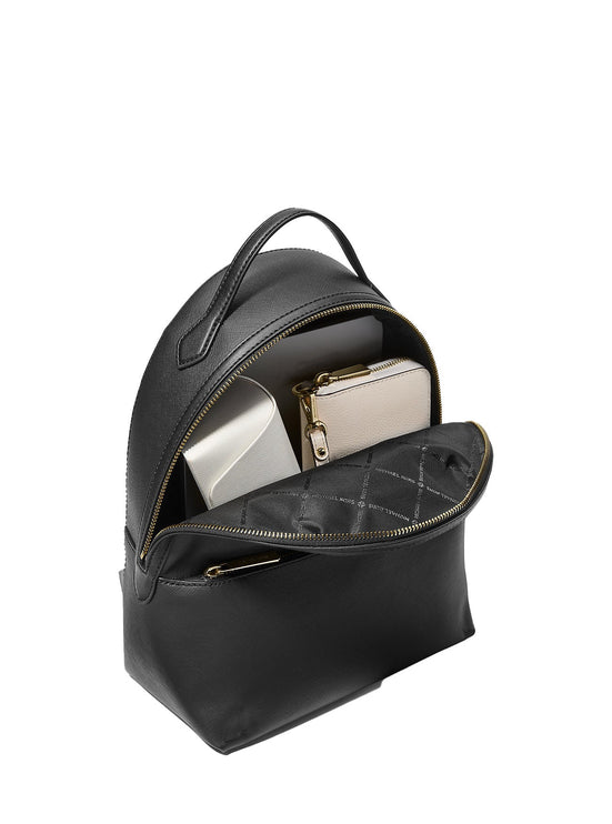 Michael Kors Women's Sheila Medium Backpack Black/Gold