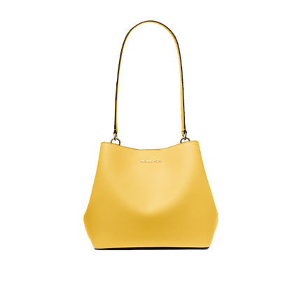 Michael Kors Women's Pratt Medium Shoulder Bag Daisy Yellow