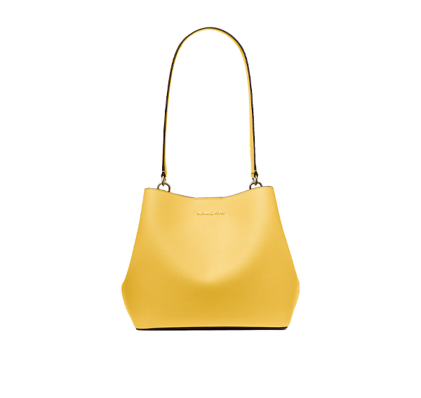 Michael Kors Women's Pratt Medium Shoulder Bag Daisy Yellow