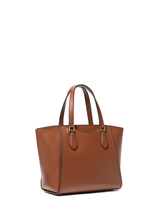Michael Kors Women's Taryn Small Leather Convertible Crossbody Bag Luggage