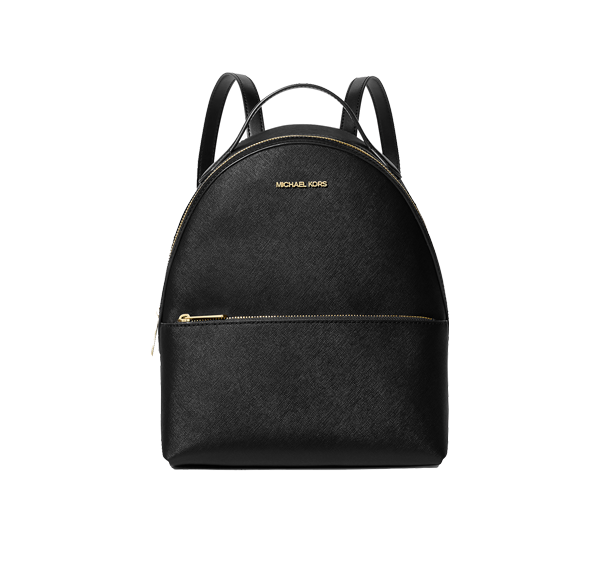 Michael Kors Women's Sheila Medium Backpack Black/Gold
