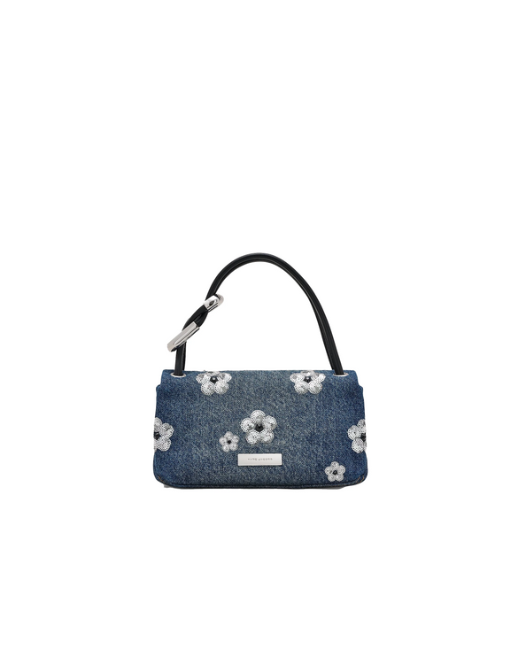 Marc Jacobs Women's The Sequin Daisy Denim Mini Dual Bag Denim