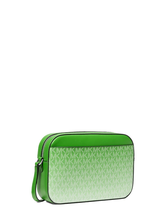Michael Kors Women's Jet Set Large Ombré Signature Logo Crossbody Body Jungle