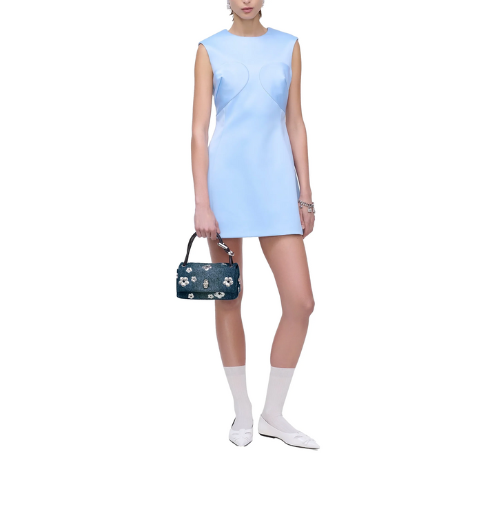 Marc Jacobs Women's The Sequin Daisy Denim Mini Dual Bag Denim
