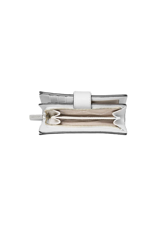Michael Kors Women's Medium Saffiano Leather Wallet Optic White