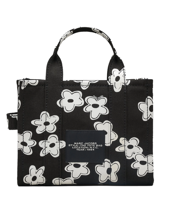 Marc Jacobs Women's The Daisy Canvas Small Tote Bag Black