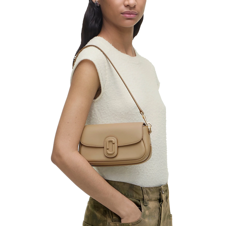 Marc Jacobs Women's The Clover Shoulder Bag Camel