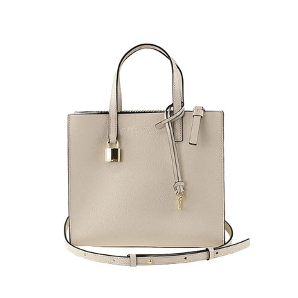 Marc Jacobs Women's Mini Grind Leather Tote Marshmallow