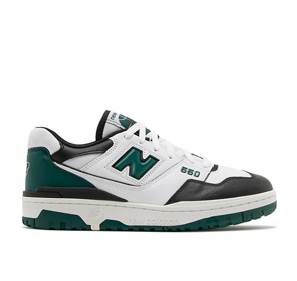 New Balance 550 White Green Black BB550LE1