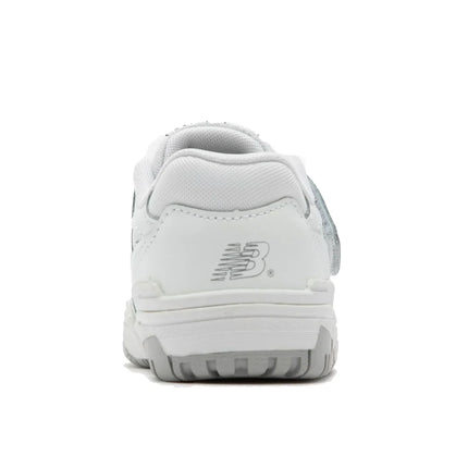 New Balance Toddler's 550 Bungee Lace with Top Strap White IHB550PB - Special Price